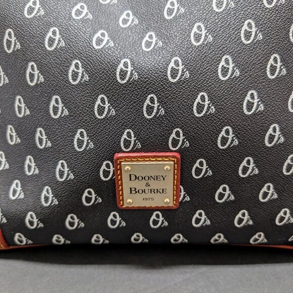 Dooney and Bourke Baltimore Orioles Satchel Purse Shoulder Bag Leather O's EUC - Picture 5 of 9